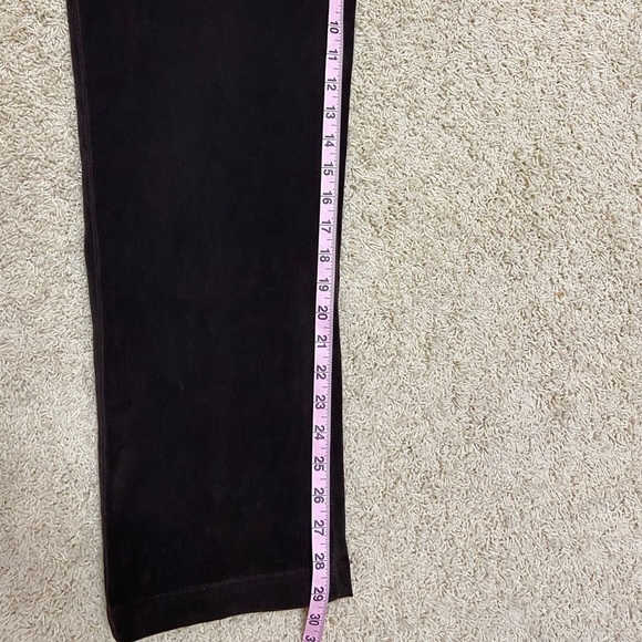 St John by Marie Gray Brown Gold Accent Tailored Straight Leg Trousers Pants Sz8 - Picture 7 of 16